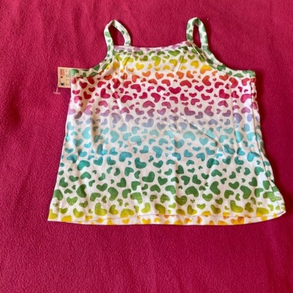 2/$ 25 Wonderkids Tank Top Heart Patterned Size 6/9 MTHS NWT - Picture 2 of 8